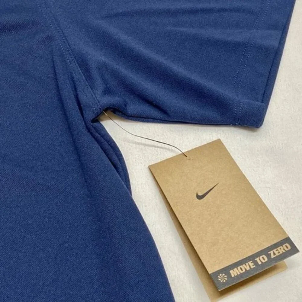 Nike DriFIT Performance Polo Men's Large Dark Navy NK Syngenta Farming Logo NWT‎